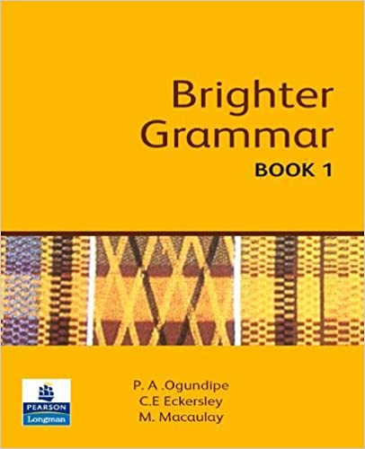BRIGHTER GRAMMAR BOOK 1