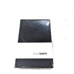 SAM'S 10X15 LINED BLACK NOTEBOOK