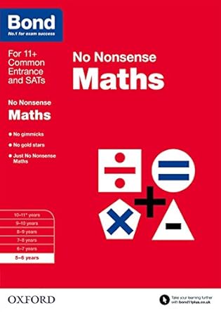 NO NONSENSE MATHS 5-6 YRS