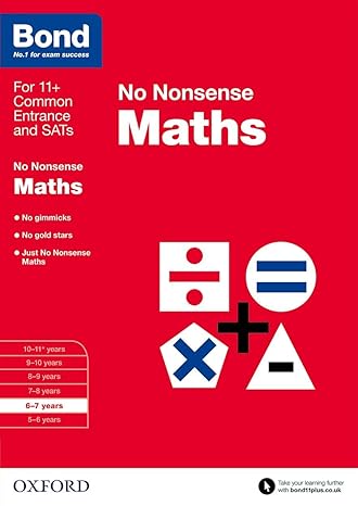 NO NONSENSE MATHS 6-7 YRS