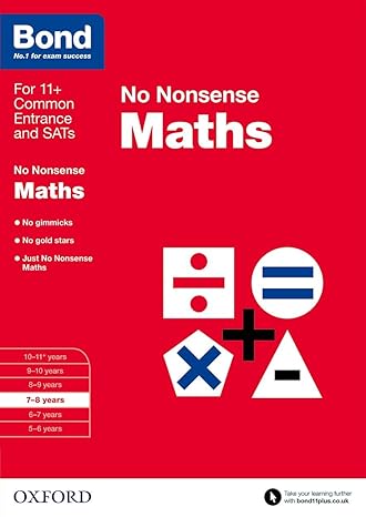 NO NONSENSE MATHS 7-8 YRS