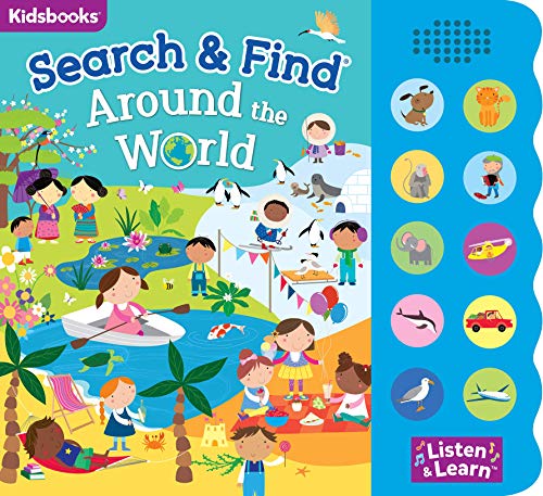 AROUND THE WORLD SEARCH & FIND (LISTEN & LEARN)