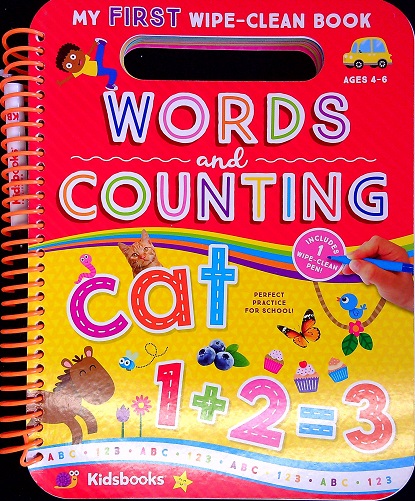 WORDS AND COUNTING (MY FIRST WIPE-CLEAN BOOK)
