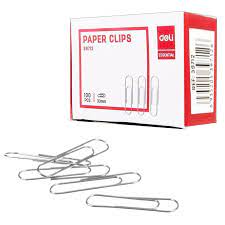 PAPER CLIPS 33MM BY 100 PCS