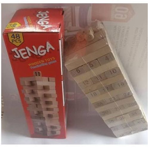 JENGA WOODEN TOY GAME BY 48 PIECES 4875240