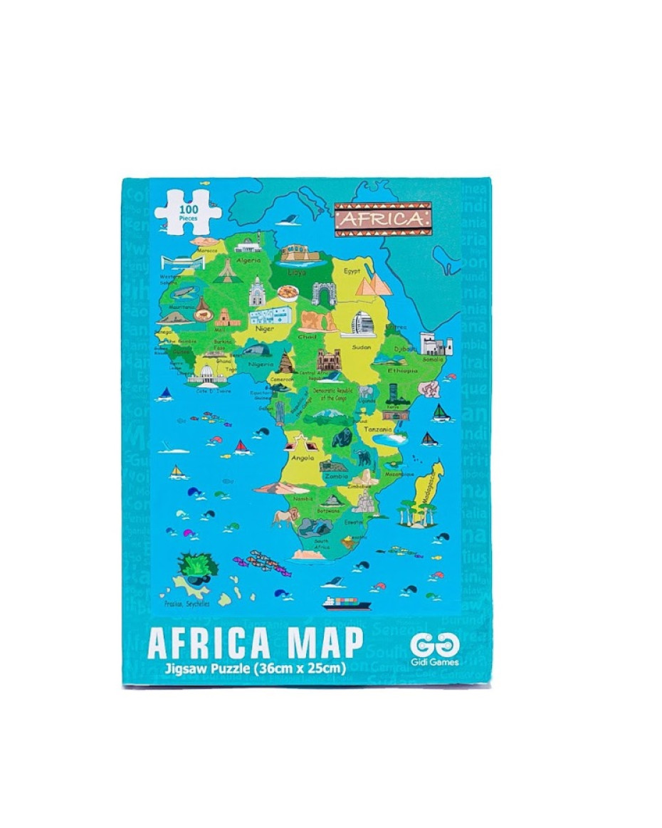 AFRICA MAP JIGZAW PUZZLE