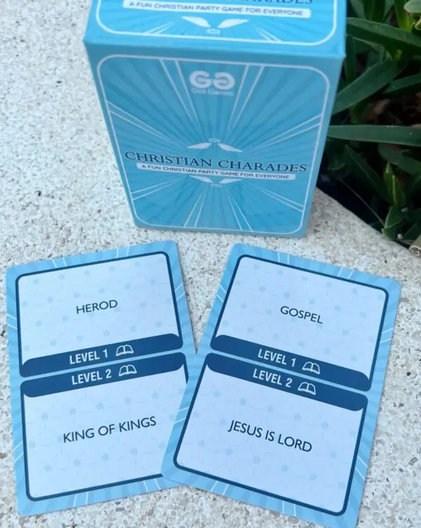 CHRISTIAN CHARADES PLAYING CARD GAME
