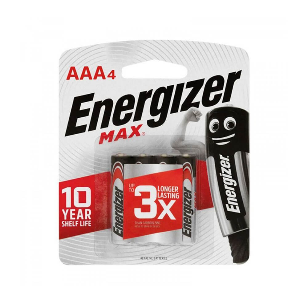 ENERGIZER MAX BATTERY AAA4