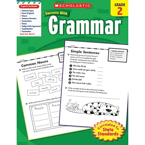 SCHOLASTIC SUCCESS WITH GRAMMAR BOOK 2