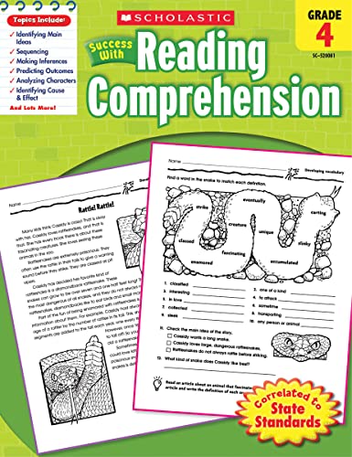 SCHOLASTIC SUCCESS WITH READING COMPREHENSION 4