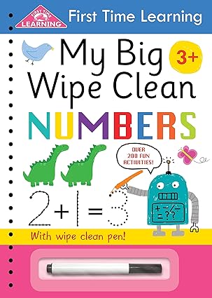 FIRST TIME LEARNING: MY BIG WIPE CLEAN-