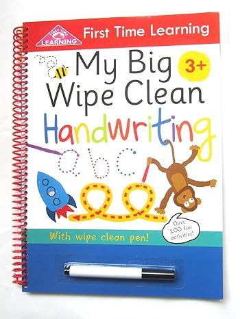 FIRST TIME LEARNING: MY BIG WIPE CLEAN-