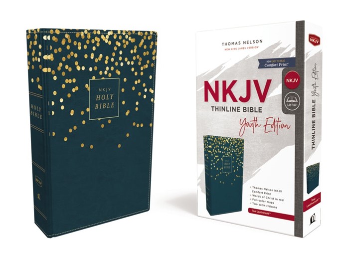 NKJV THN LINE BIBLE YOUTH BIBLE BLUE COVER